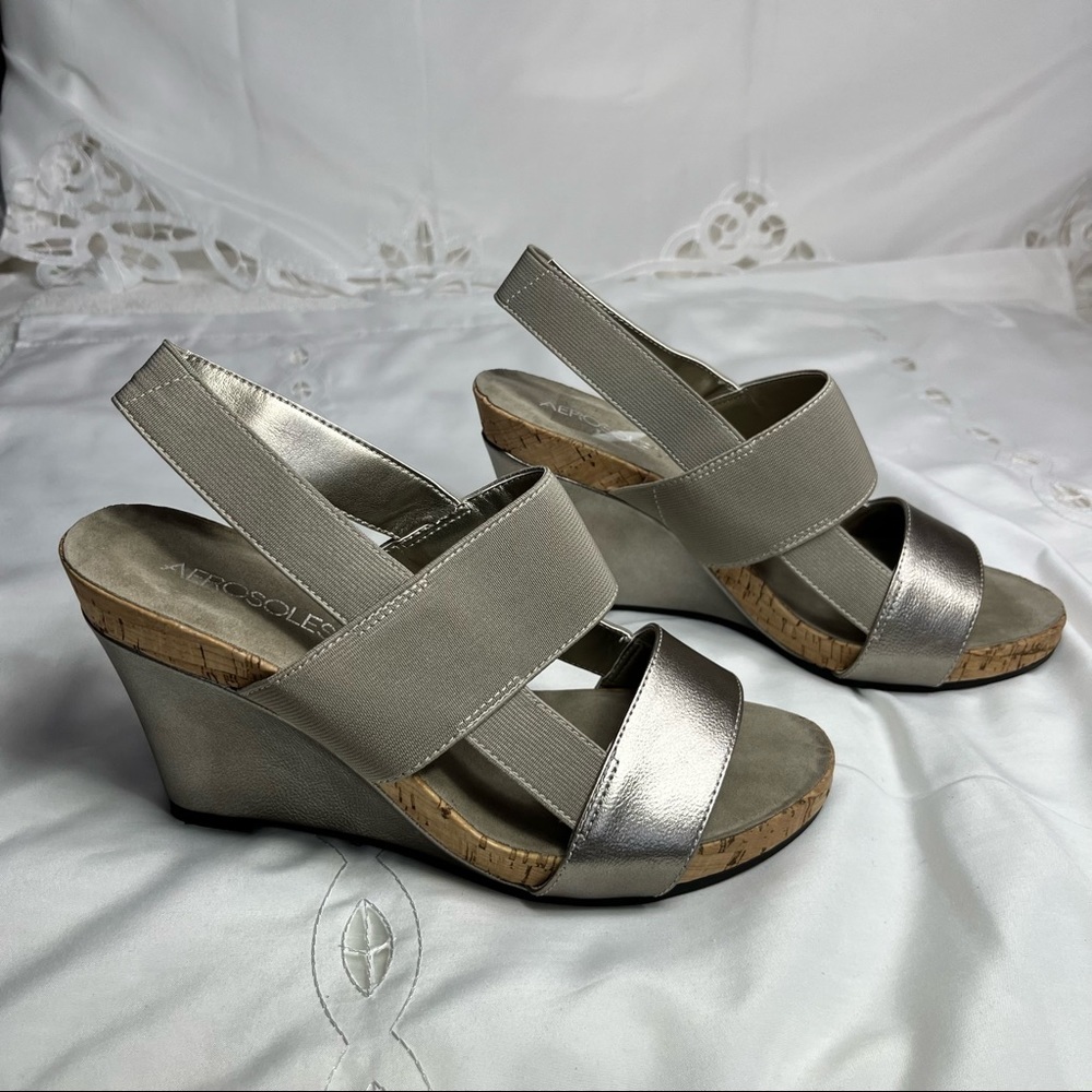 Aerosoles Magnolia Plush Wedge Sandals